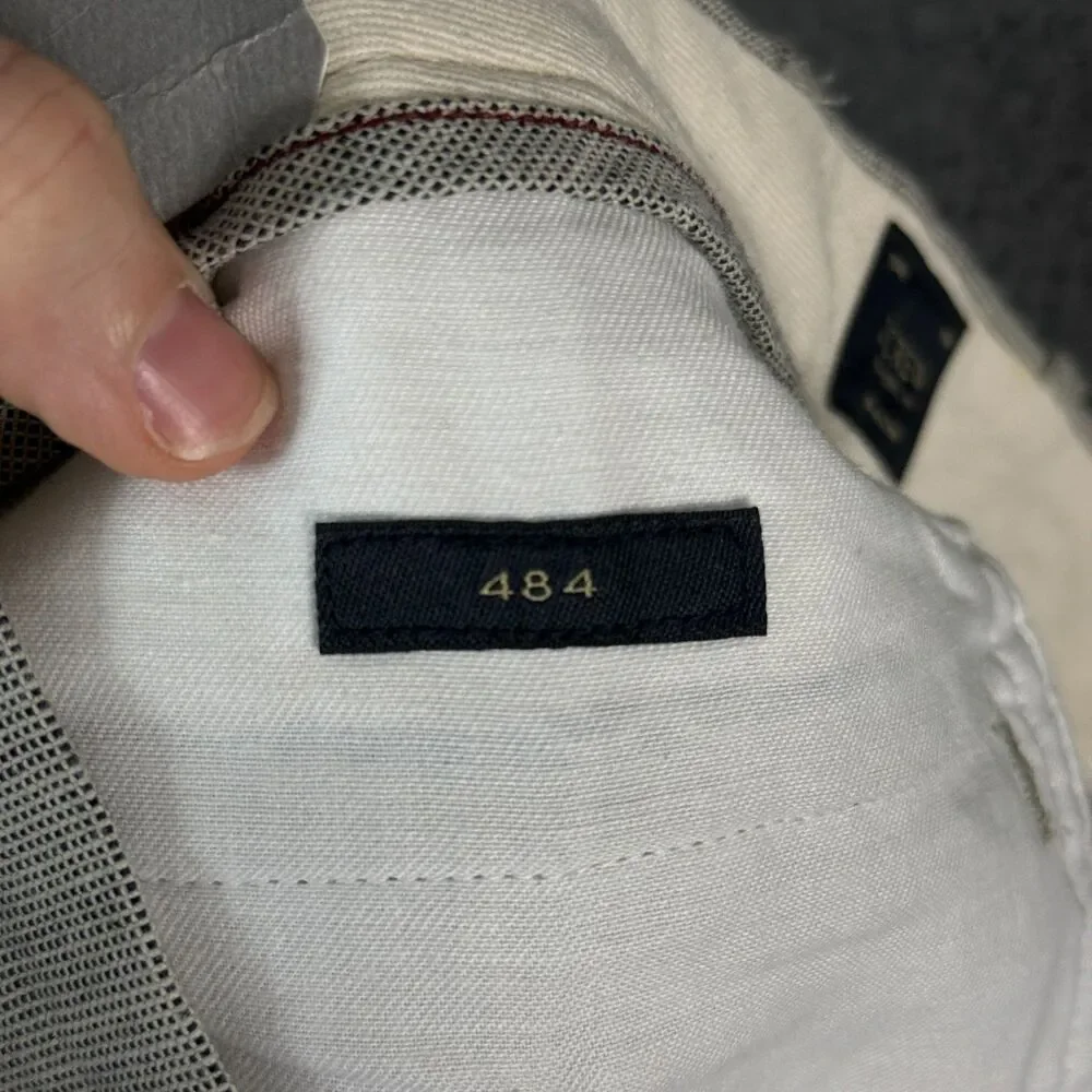 J Crew Pants Mens 31x30 Gray 484 Slim Fit Linen Blend Chino Lightweight NWT